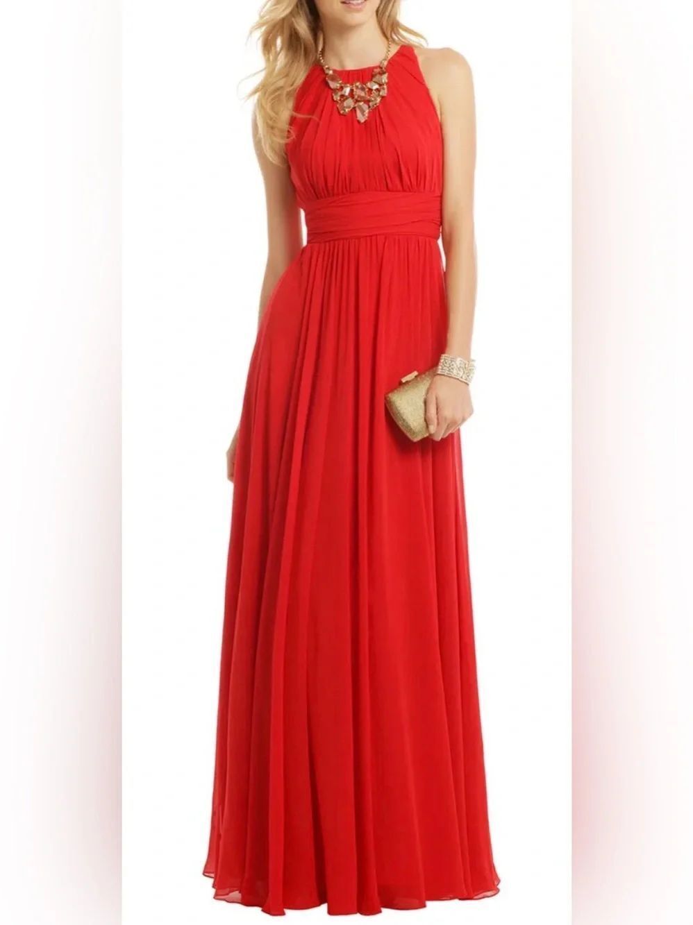 Badgley Mischka Ruby Red Gala Gown Size 6